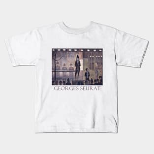 Circus Sideshow by Georges Seurat Kids T-Shirt